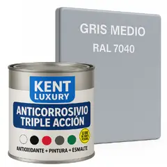 KENT - ANTICORROSIVO TRIPLE ACCIÓN 1-8 Galón GRIS MEDIO