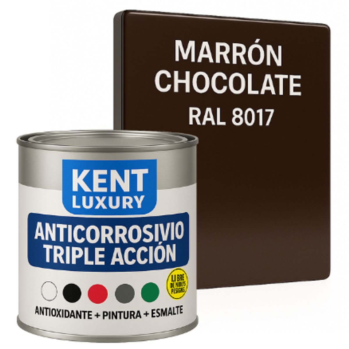 KENT - ANTICORROSIVO TRIPLE ACCIÓN 1-8 Galón CHOCOLATE