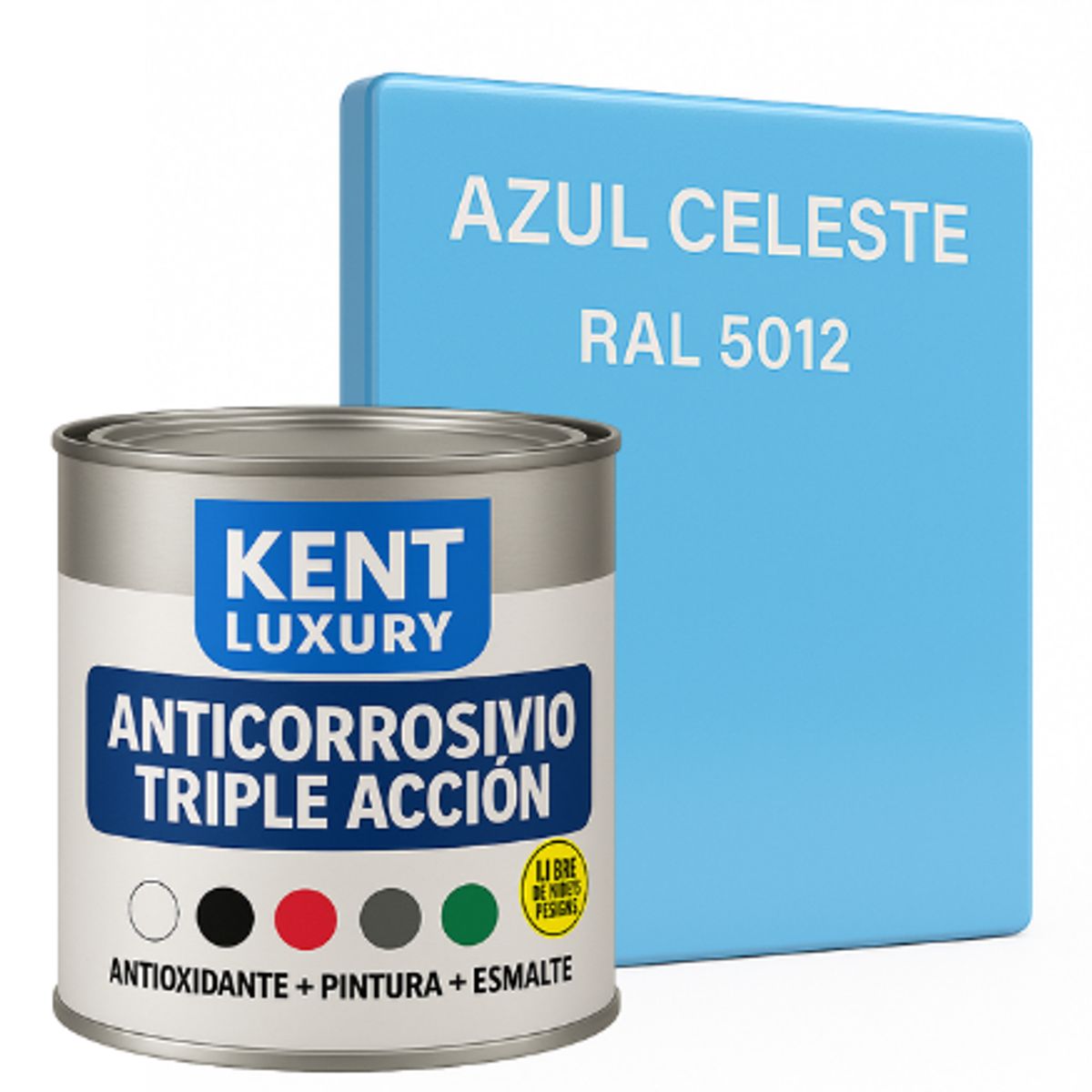KENT - ANTICORROSIVO TRIPLE ACCIÓN 1-8 Galón CELESTE