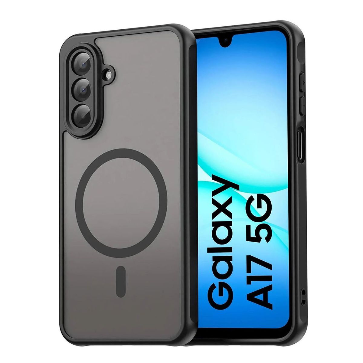 GENERICO - Carcasa Magnética Para Galaxy A17 Antigolpes Translúcida Mate