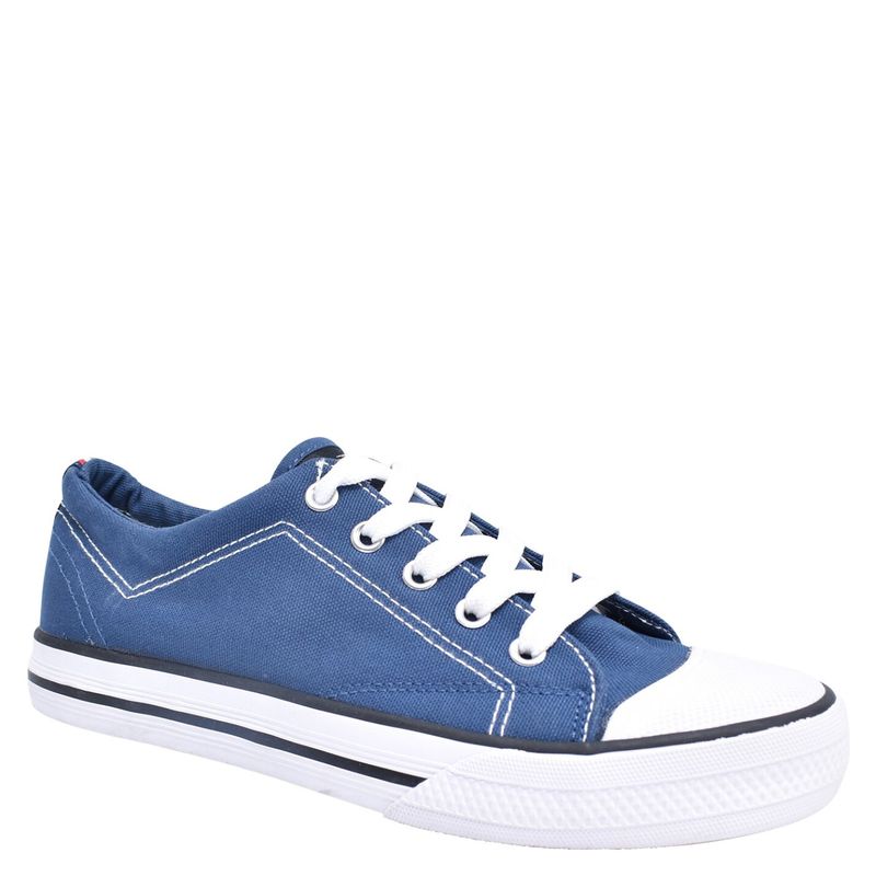 TOPPER - Zapatilla Urbana Unisex Derby Azul Francia