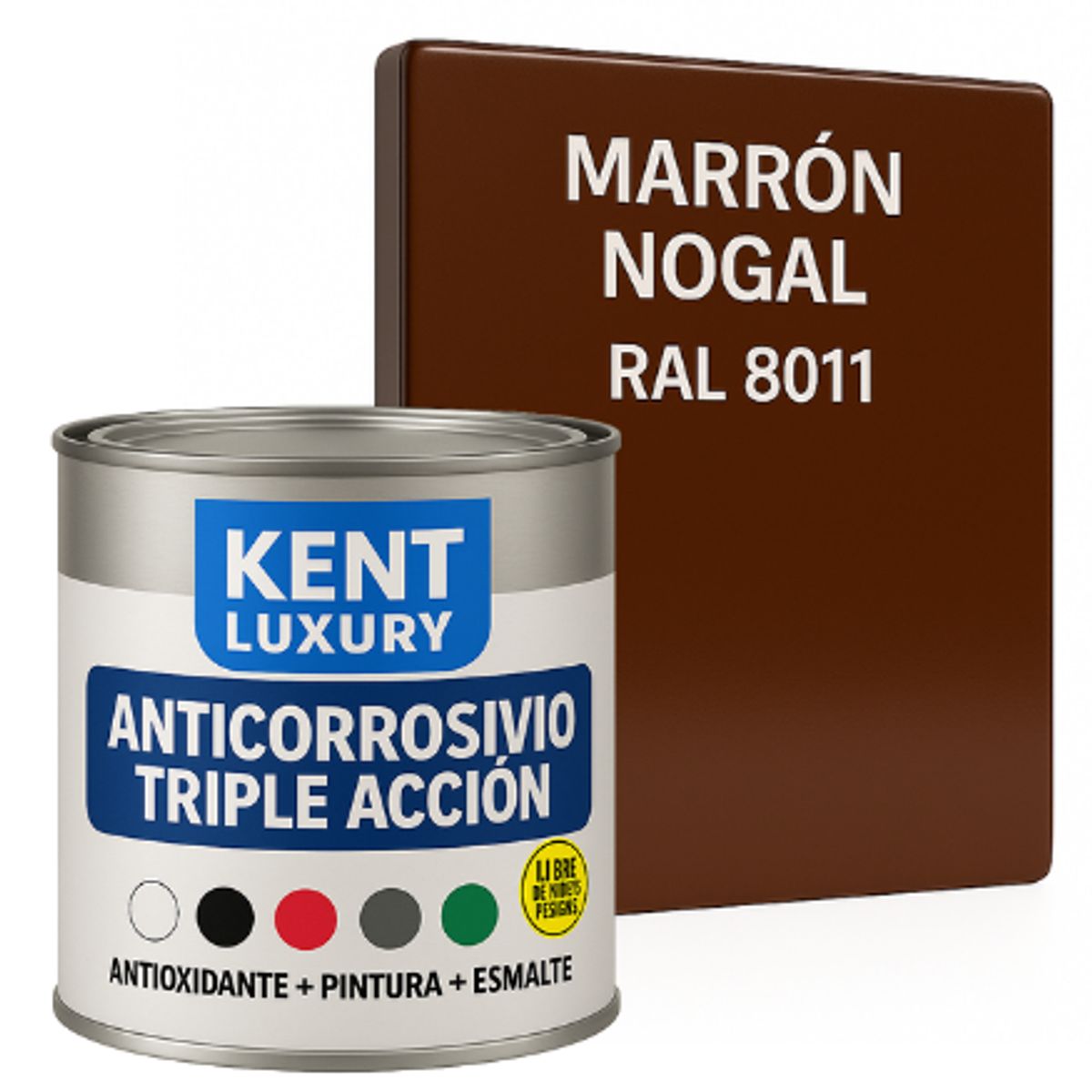 KENT - ANTICORROSIVO TRIPLE ACCIÓN 1-4 Galón NOGAL