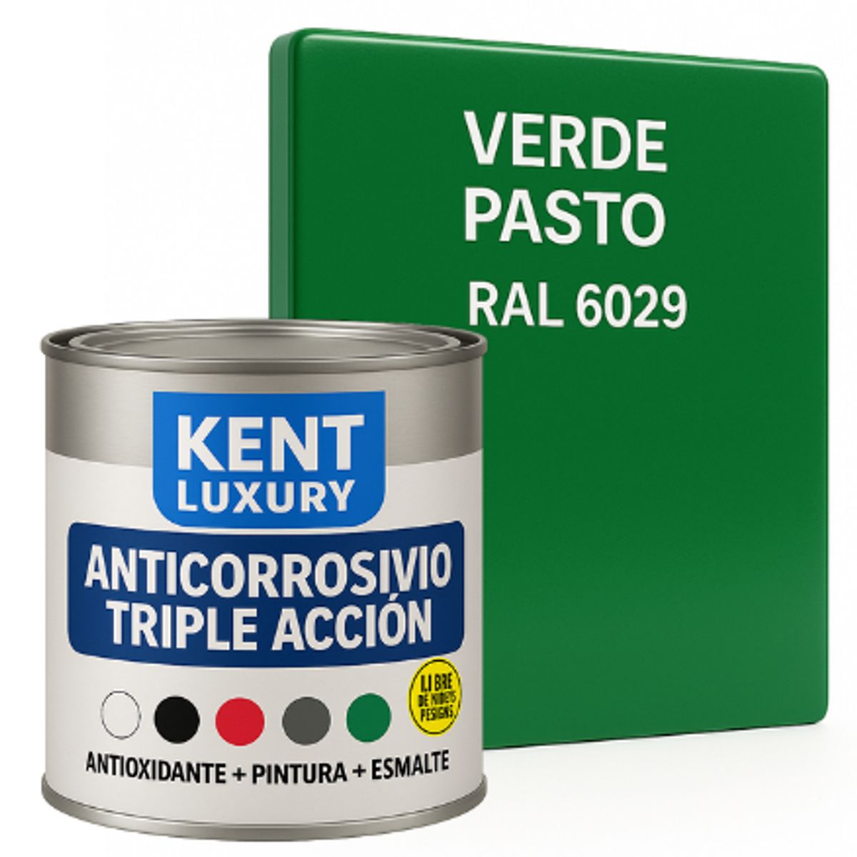 KENT - ANTICORROSIVO TRIPLE ACCIÓN 1-4 Galón VERDE PASTO
