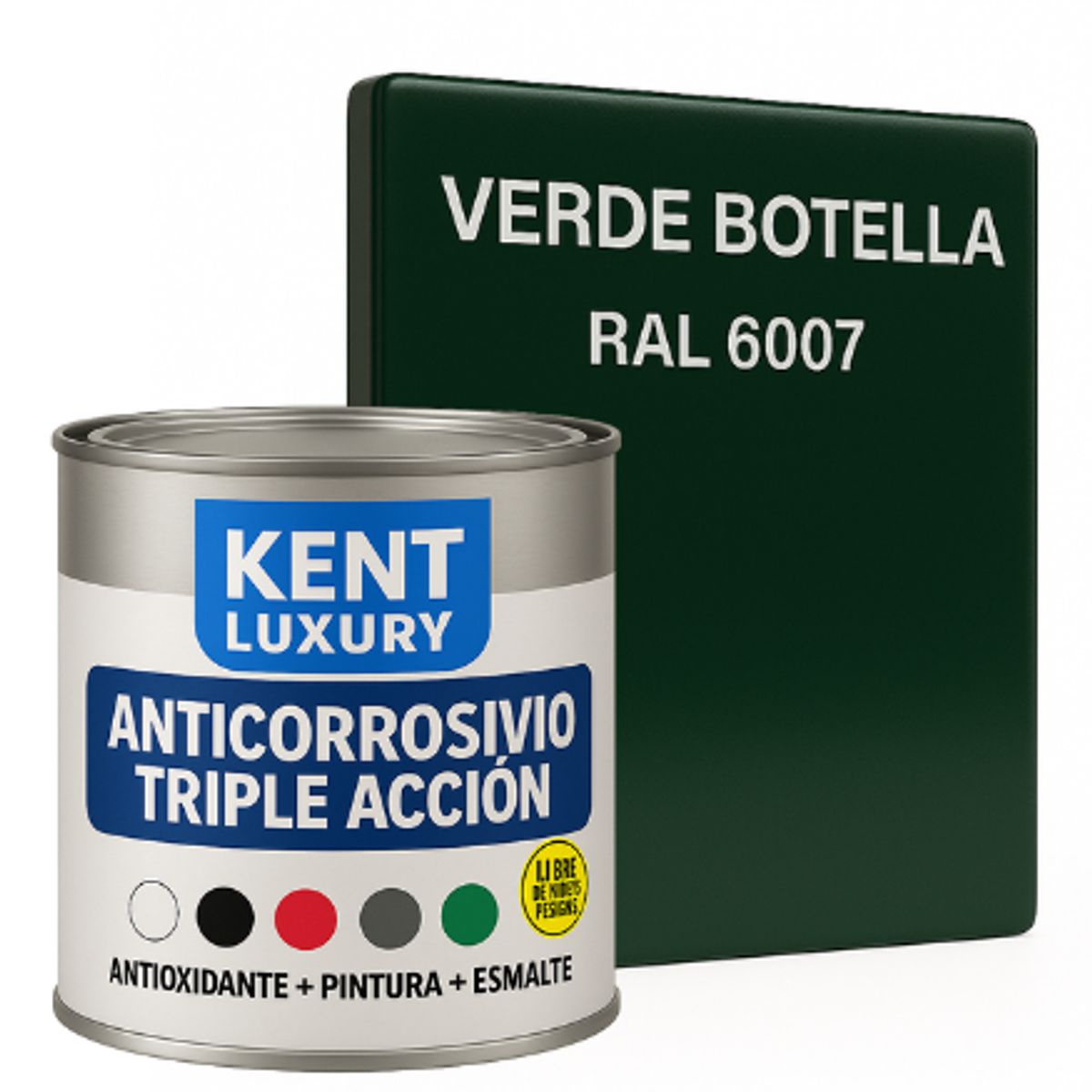 KENT - ANTICORROSIVO TRIPLE ACCIÓN 1-4 Galón VERDE BOTELLA