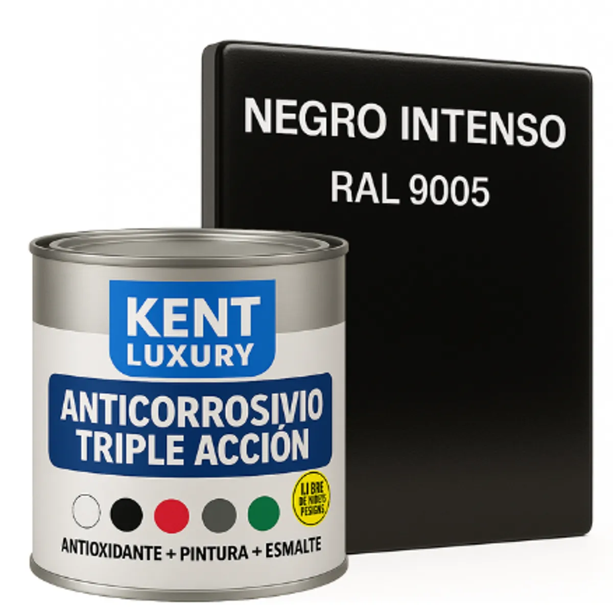 KENT - ANTICORROSIVO TRIPLE ACCIÓN 1-4 Galón NEGRO