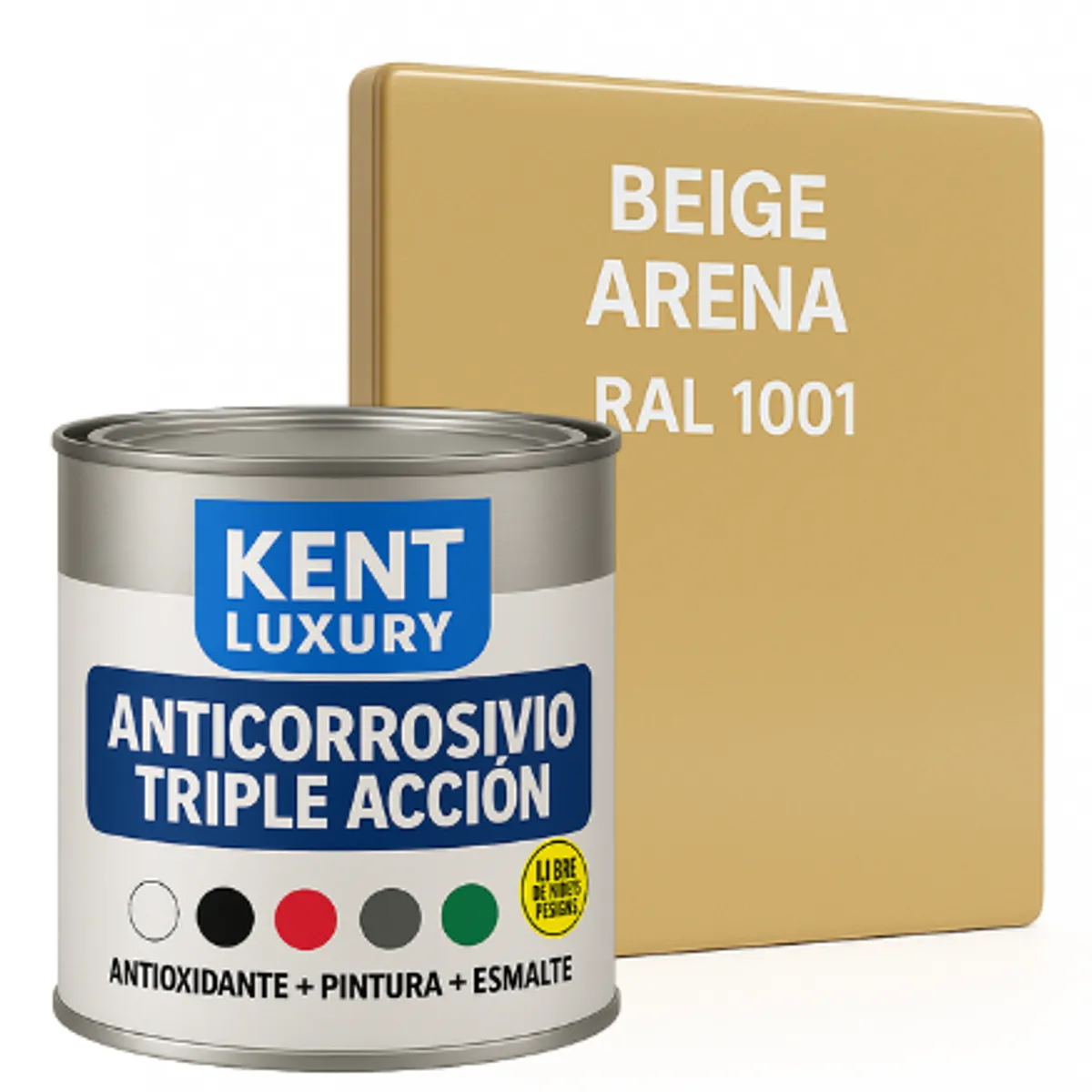 KENT - ANTICORROSIVO TRIPLE ACCIÓN 1-4 Galón BEIGE