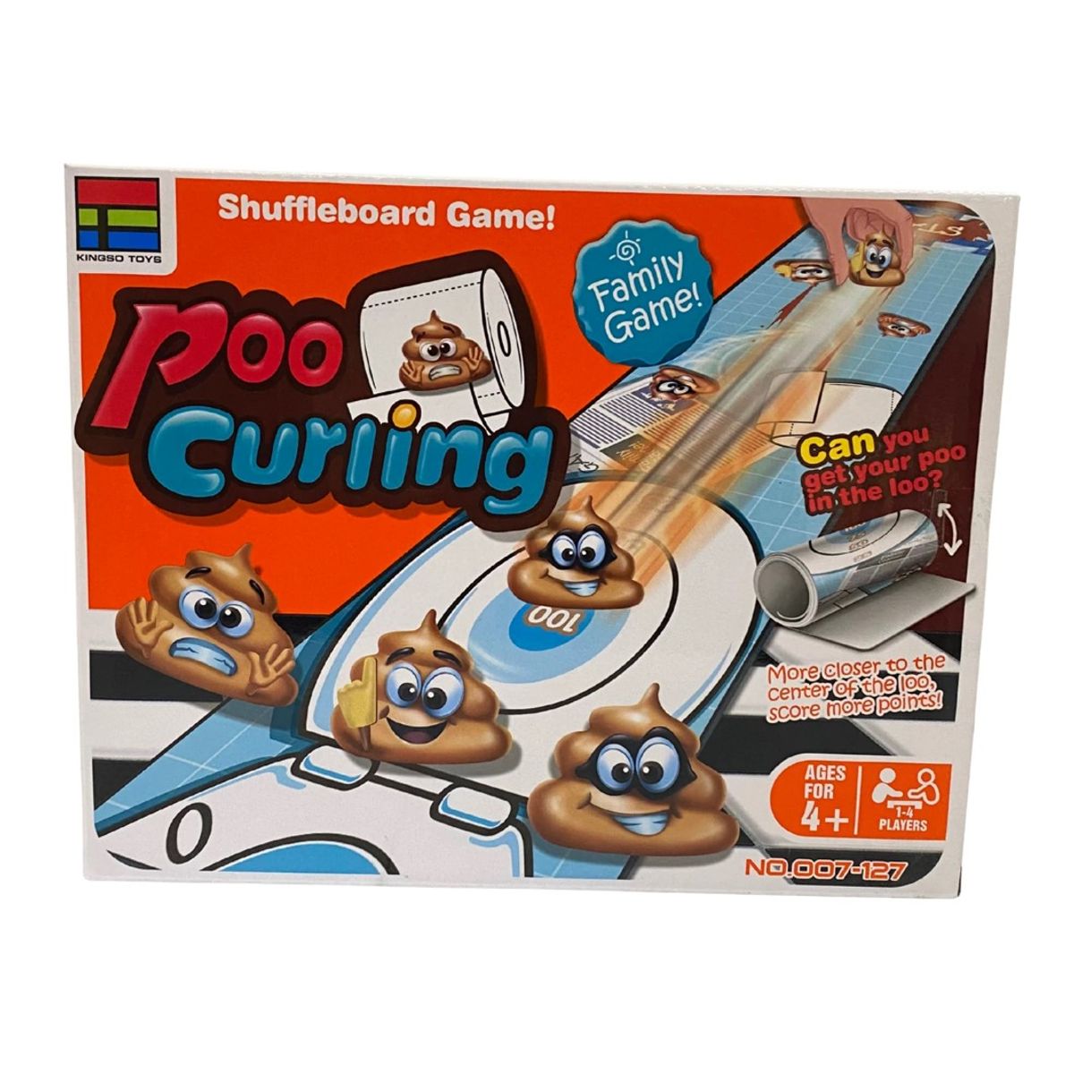 GENERICO - Juego De Mesa Curling Poo Para Niños