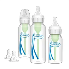 DR BROWNS - Kit De Inicio Mamadera Boca Estándar Options+