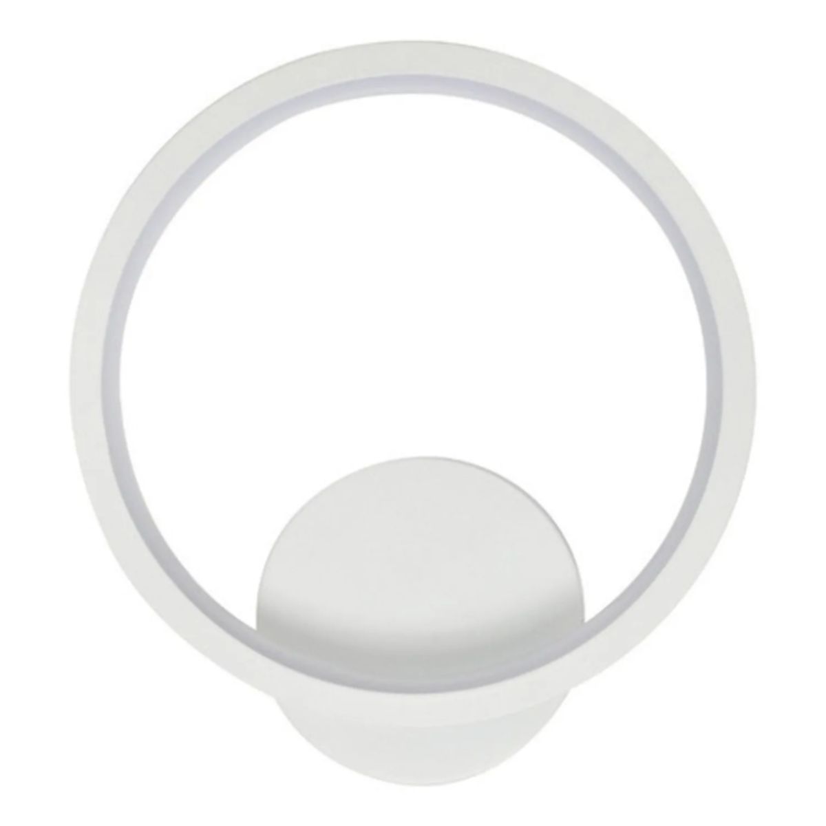 WANT - Apliqué De Pared LED Circular 12W Blanco Elegante 6000k Frio