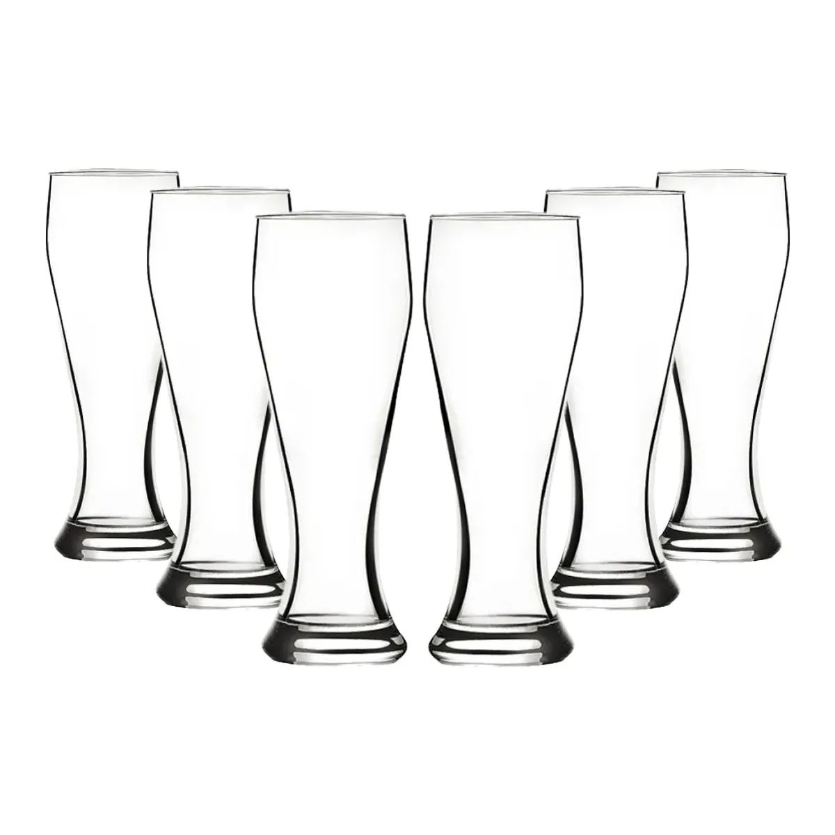 PASABAHCE - Set De 6 Garzas Cerveza Linea Weizenbeer & Pills 520 Cc