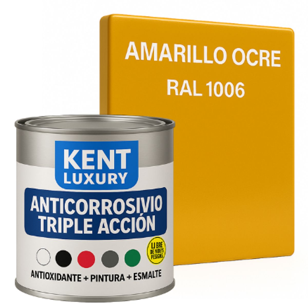 KENT - ANTICORROSIVO TRIPLE ACCIÓN 1-4 Galón OCRE