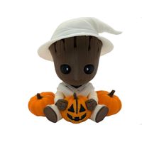 Baby Groot con Calabazas- Decoración Halloween