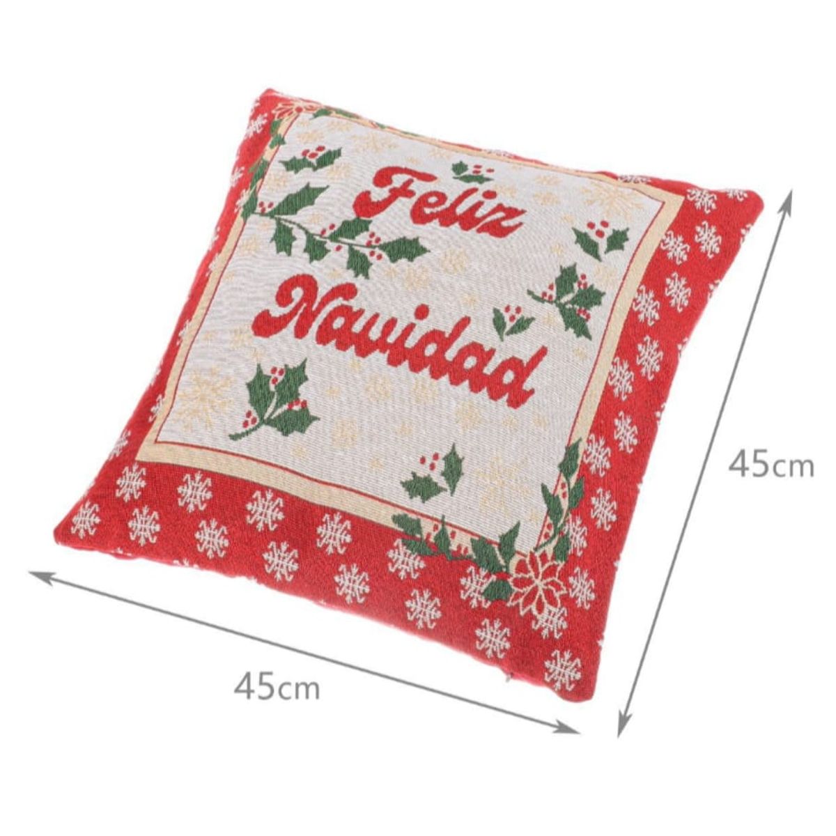 HOMEY - Fundas de Cojines Navideñas Decorativas Set de 4