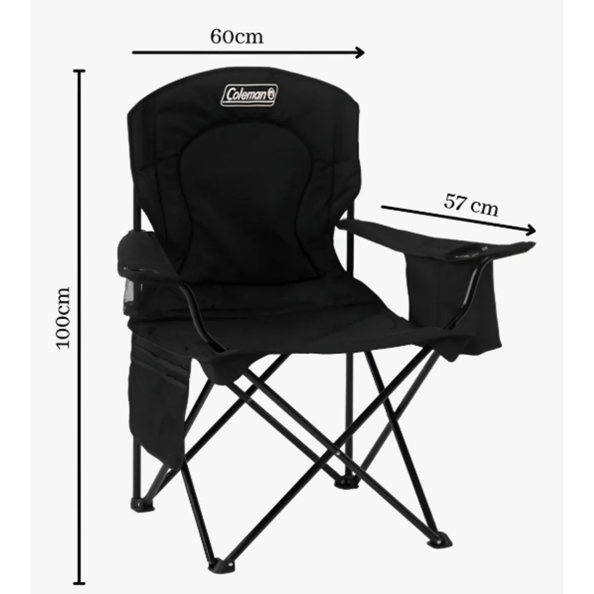 COLEMAN - Silla Plegable Cooler Quad Coleman® Gris