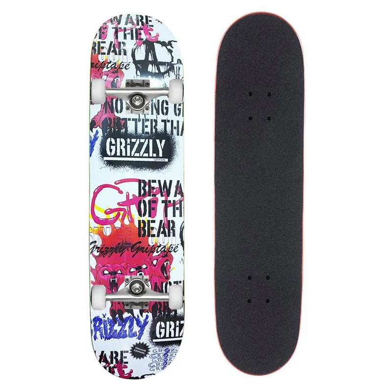 GRIZZLY - Tabla Skate Completa Beware Of The Bear 8.0'' Grizzly Griptape