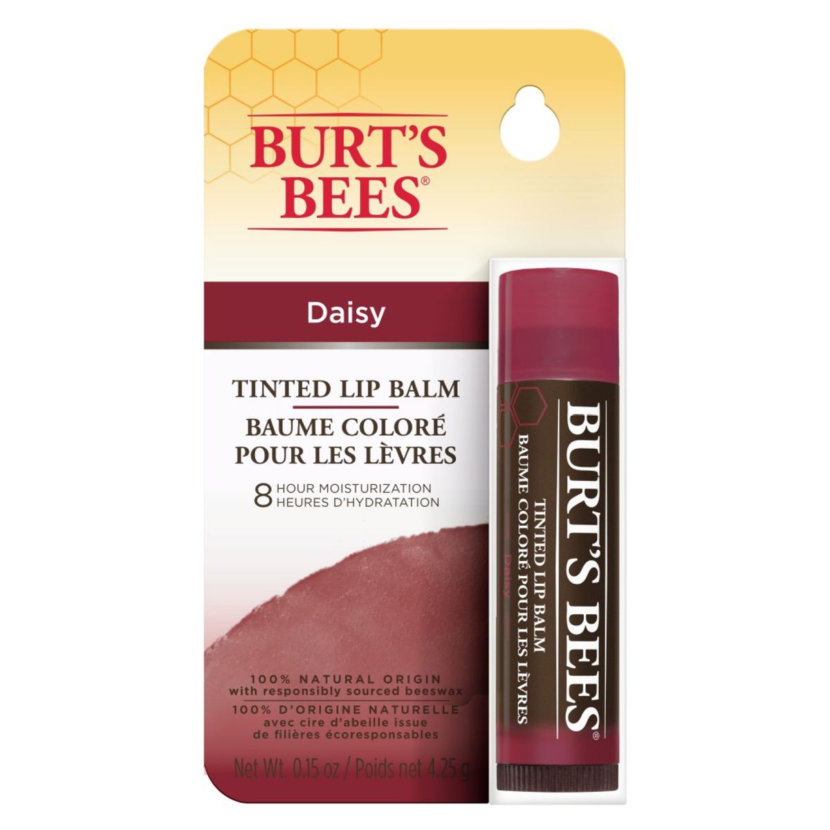 BURTS BEES - Bálsamo Labial con Color - Daisy BURTS BEES
