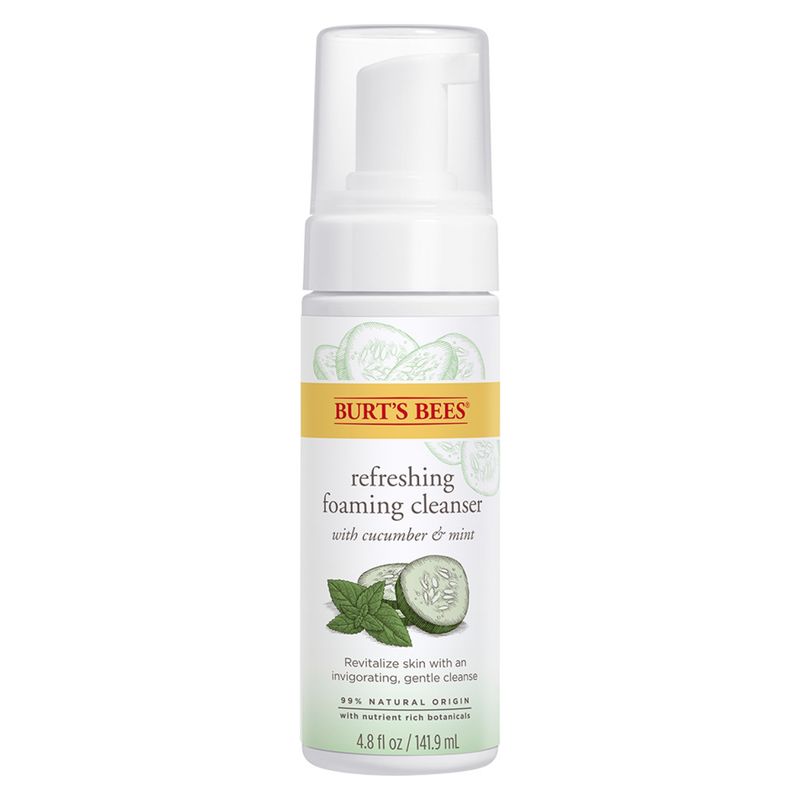 BURTS BEES - Espuma Limpiadora Refrescante con Pepino BURTS BEES