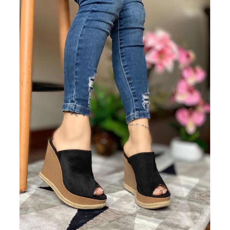 SNOOPY - Sandalias  Mujer con Plataforma M434  Horma Pequeña