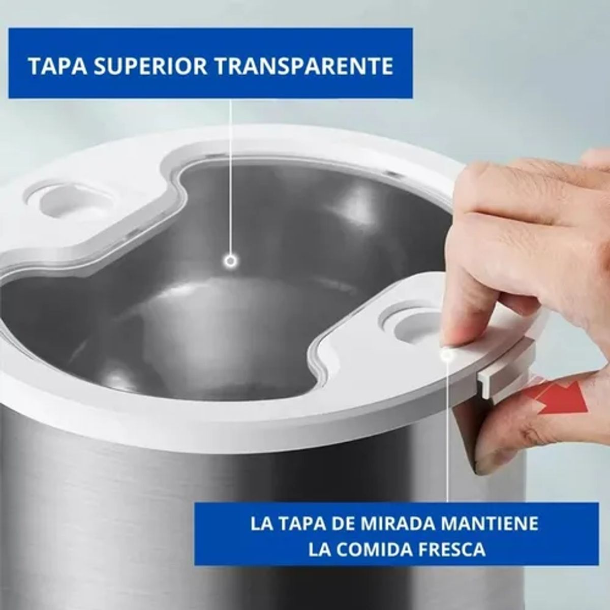 GENERICO - Dispensador automático doble robot mascotas