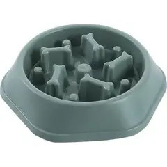 GENERICO - Plato Per-Ros antiestrés mascotas perros color verde