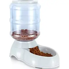 GENERICO - Dispensador comida bidón Hb color grisazul