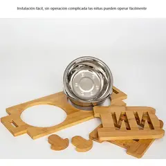 GENERICO - Comedero elevado perrosgatos mascotas