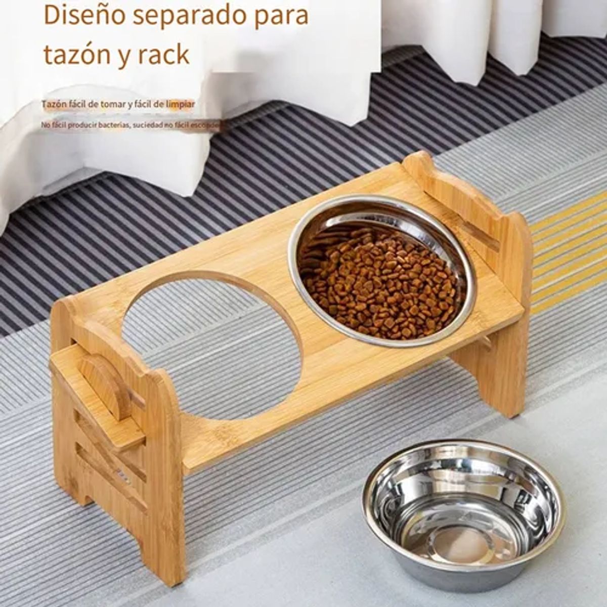 GENERICO - Comedero elevado perrosgatos mascotas