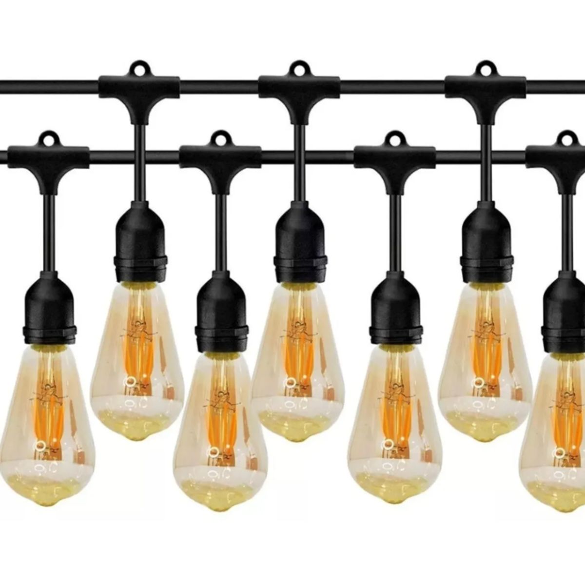WANT - GUIRNALDA  10M CERTIFICADA  + 10  AMPOLLETA TIPO EDISON 4W