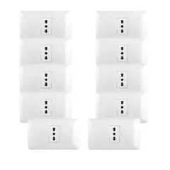 WANT - PACK 10 TOMACORRIENTE SIMPLE10/16A 250V BLANCO