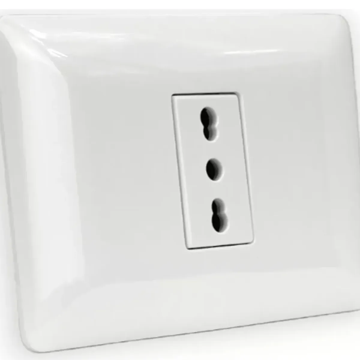 WANT - PACK 10 TOMACORRIENTE SIMPLE10/16A 250V BLANCO