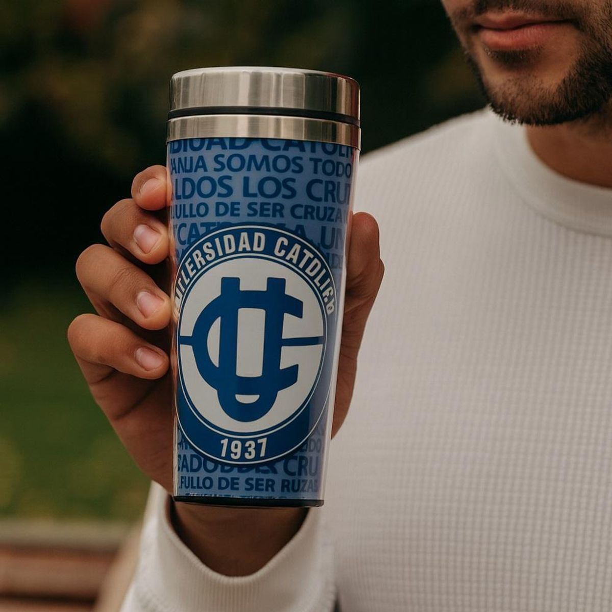 GENERICO - Mug Térmico Universidad Católica Cruzados 500ml