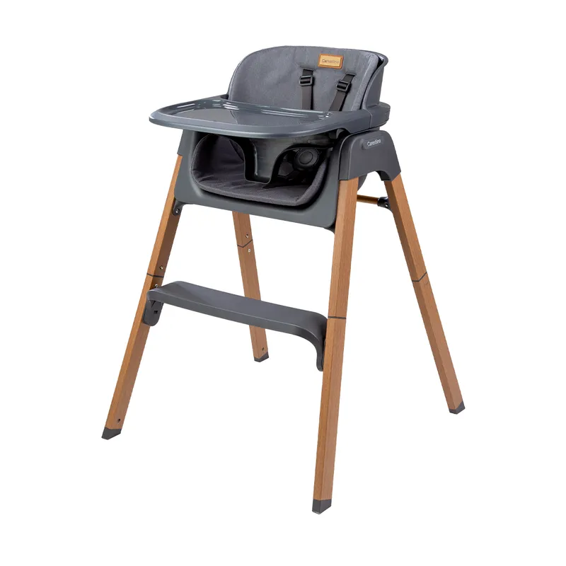 CARESTINO - Silla de Comer Bilbao Gris Lobo