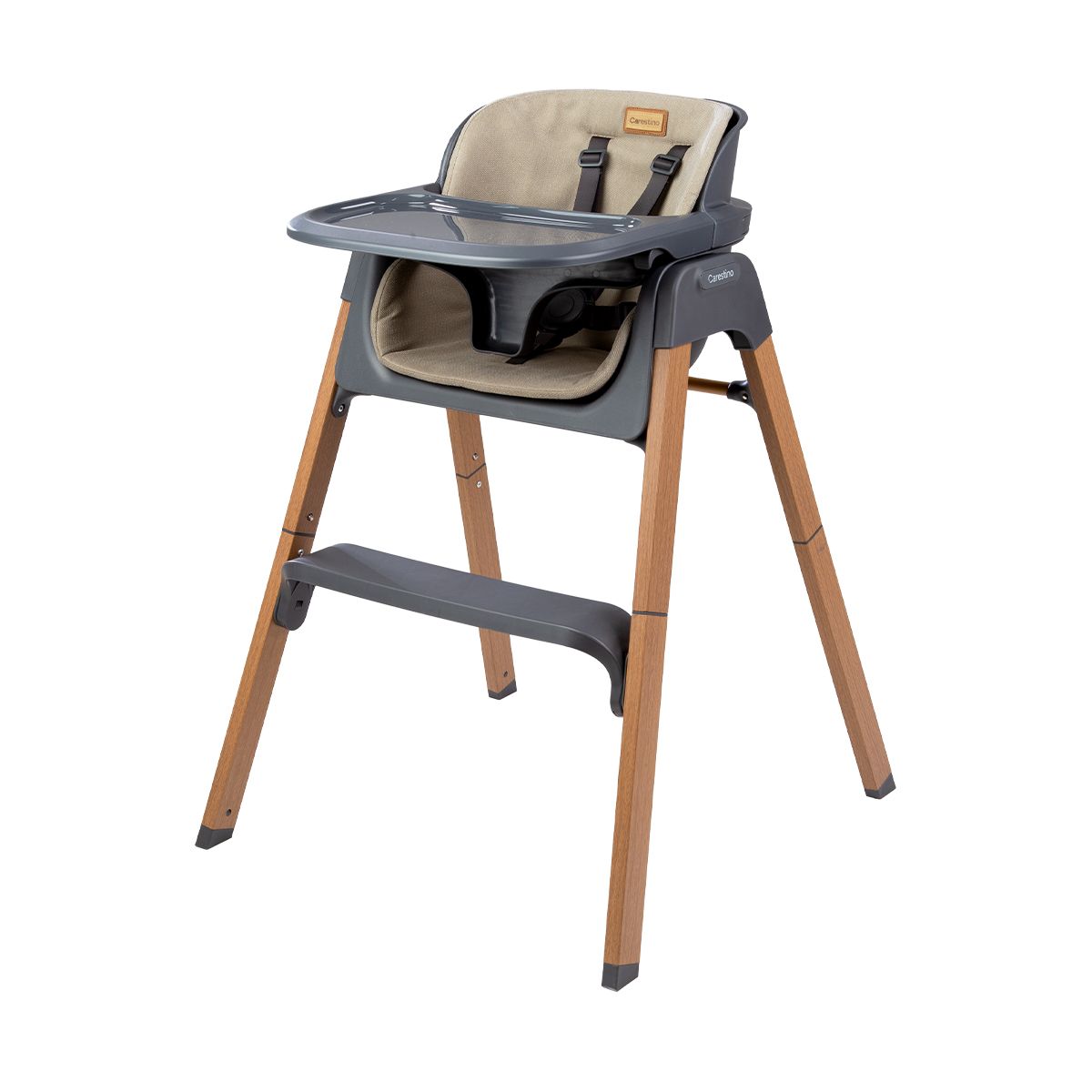 CARESTINO - Silla de Comer Bilbao Taupe