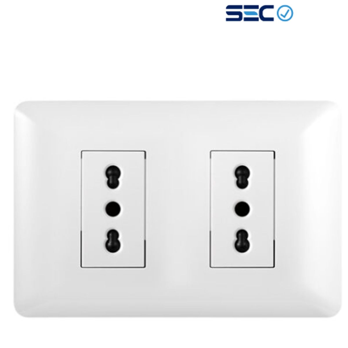 WANT - PACK 10 TOMACORRIENTE DOBLE10/16A 250V BLANCO