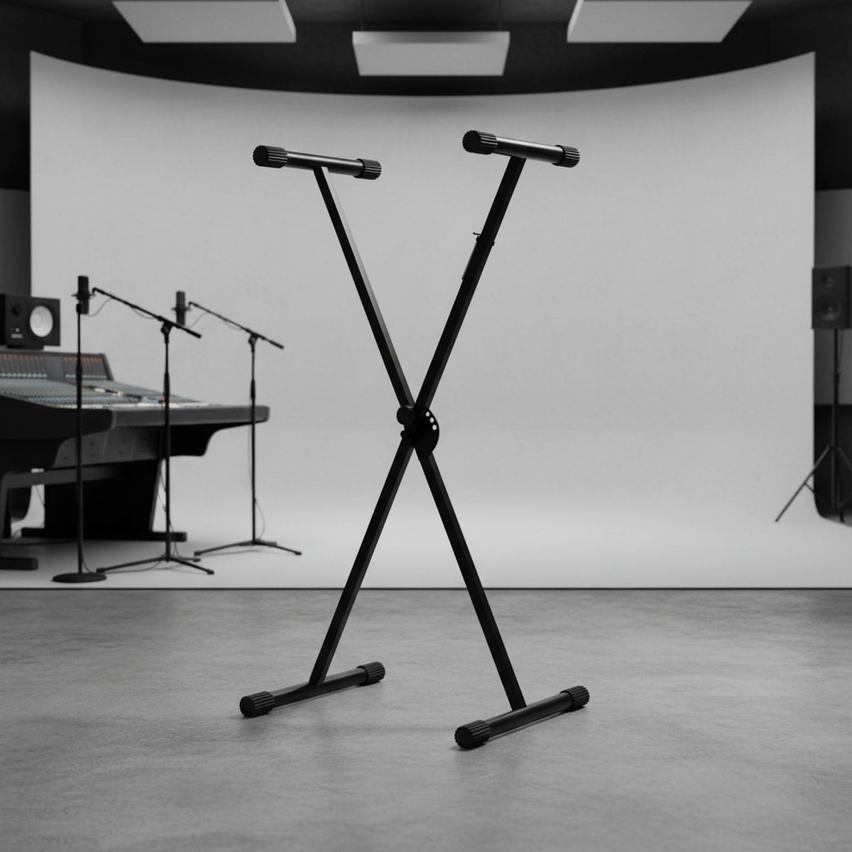 HAMILTON - Soporte Teclado Hamilton KB404K Tipo X Bloqueo Disco