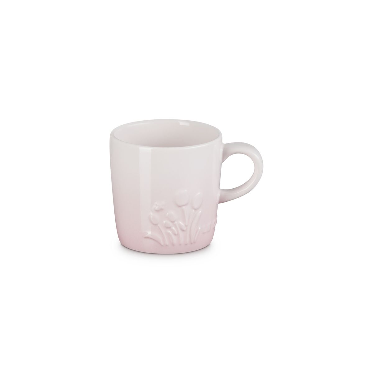 LE CREUSET - Le Creuset Taza 350ml Jardin Relieve Shell Pink Cerámica