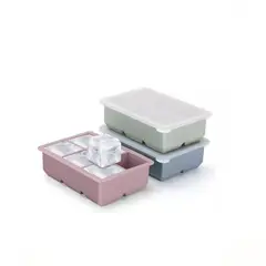 GENERICO - Molde De silicona Con Tapa Para Cubos De Hielo