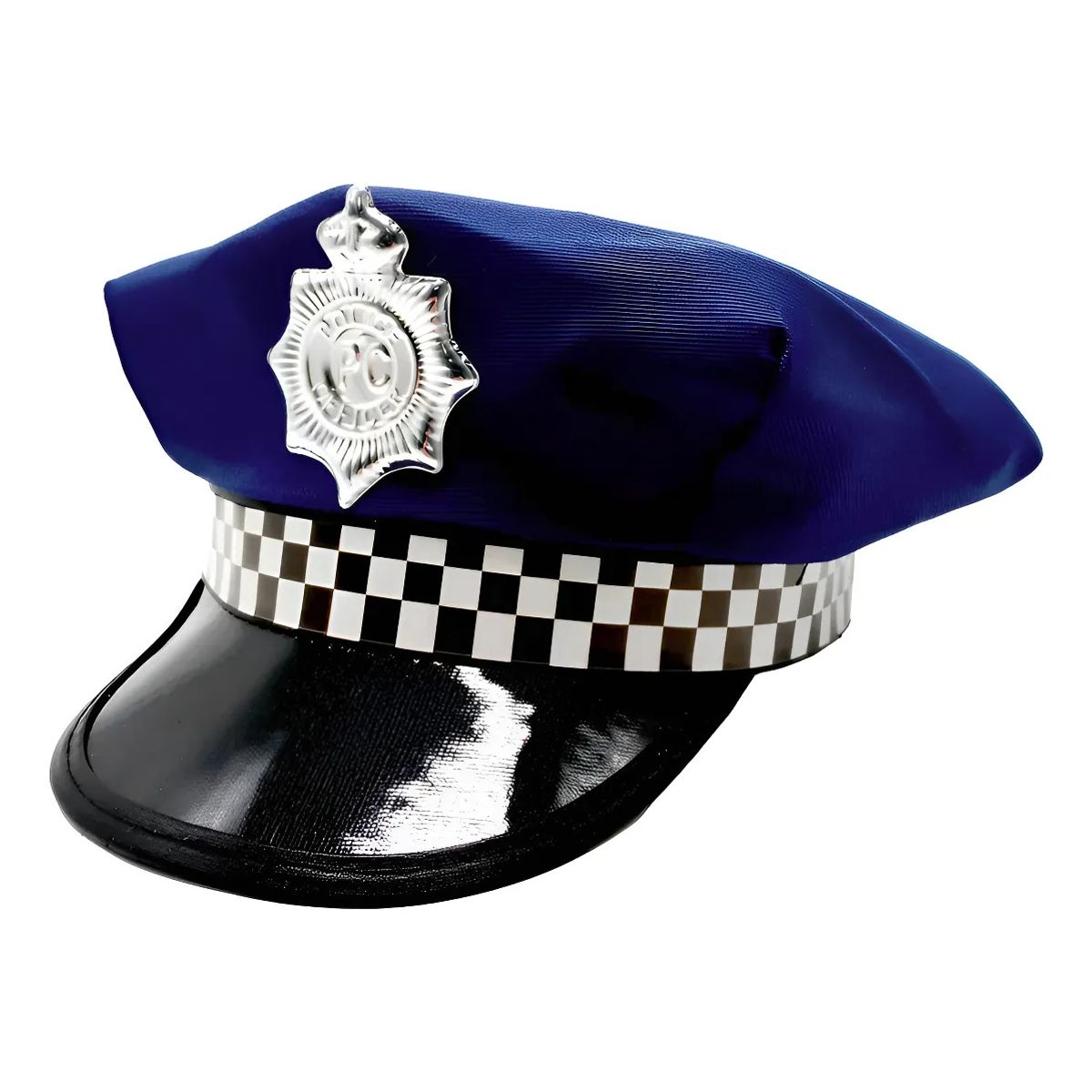 GENERICO - SOMBRERO GORRO DE POLICIA AZUL