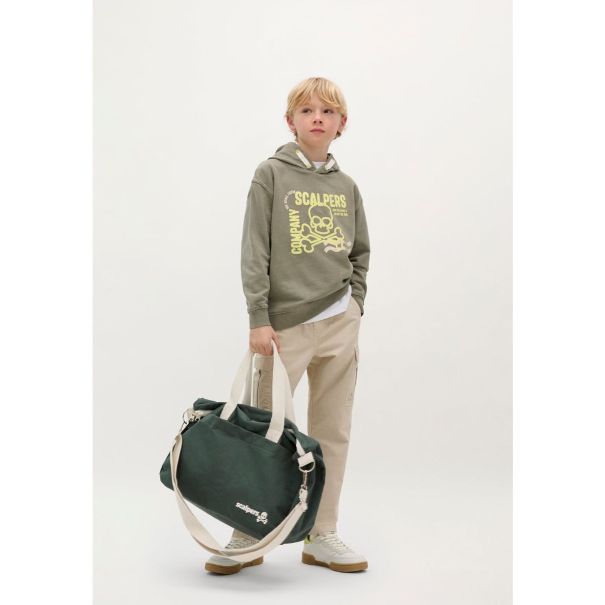 SCALPERS - POLERÓN CAPUCHA PRINT DELANTERO