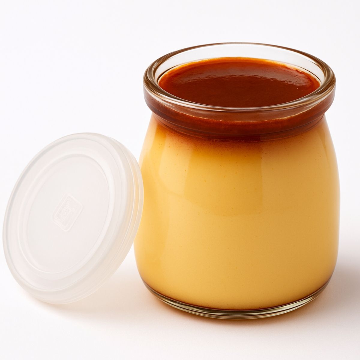 GENERICO - Pack de 6 Frascos de Vidrio Pudding 150 ml Con Tapa Plástica