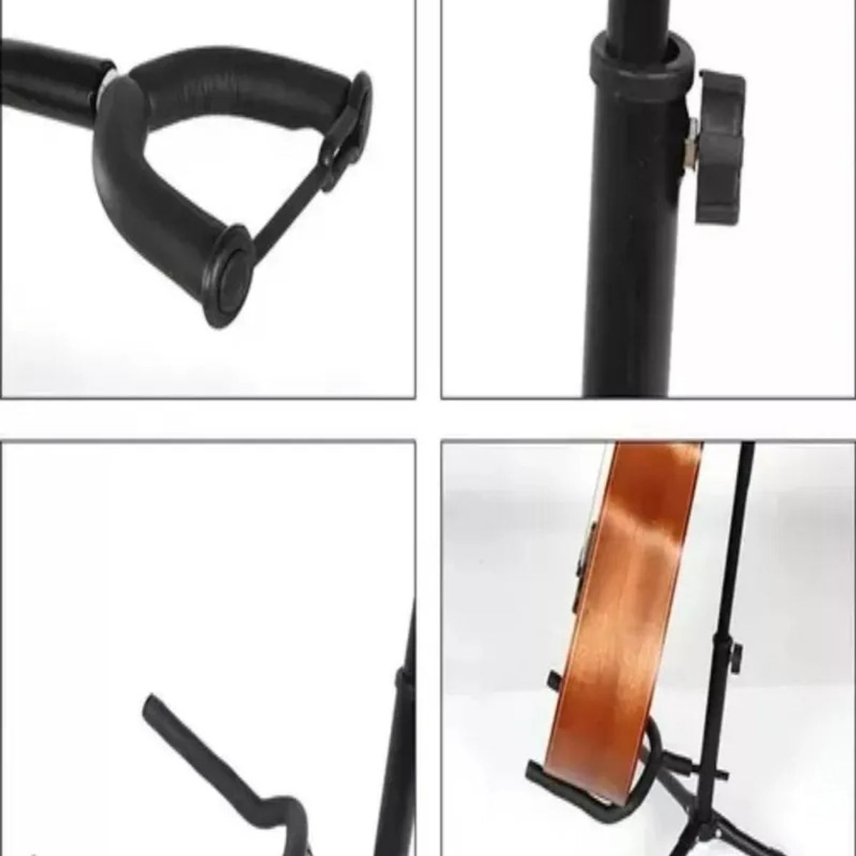 GENERICO - Atril Soporte De Guitarra Acústica Clásica Eléctrica Bajo