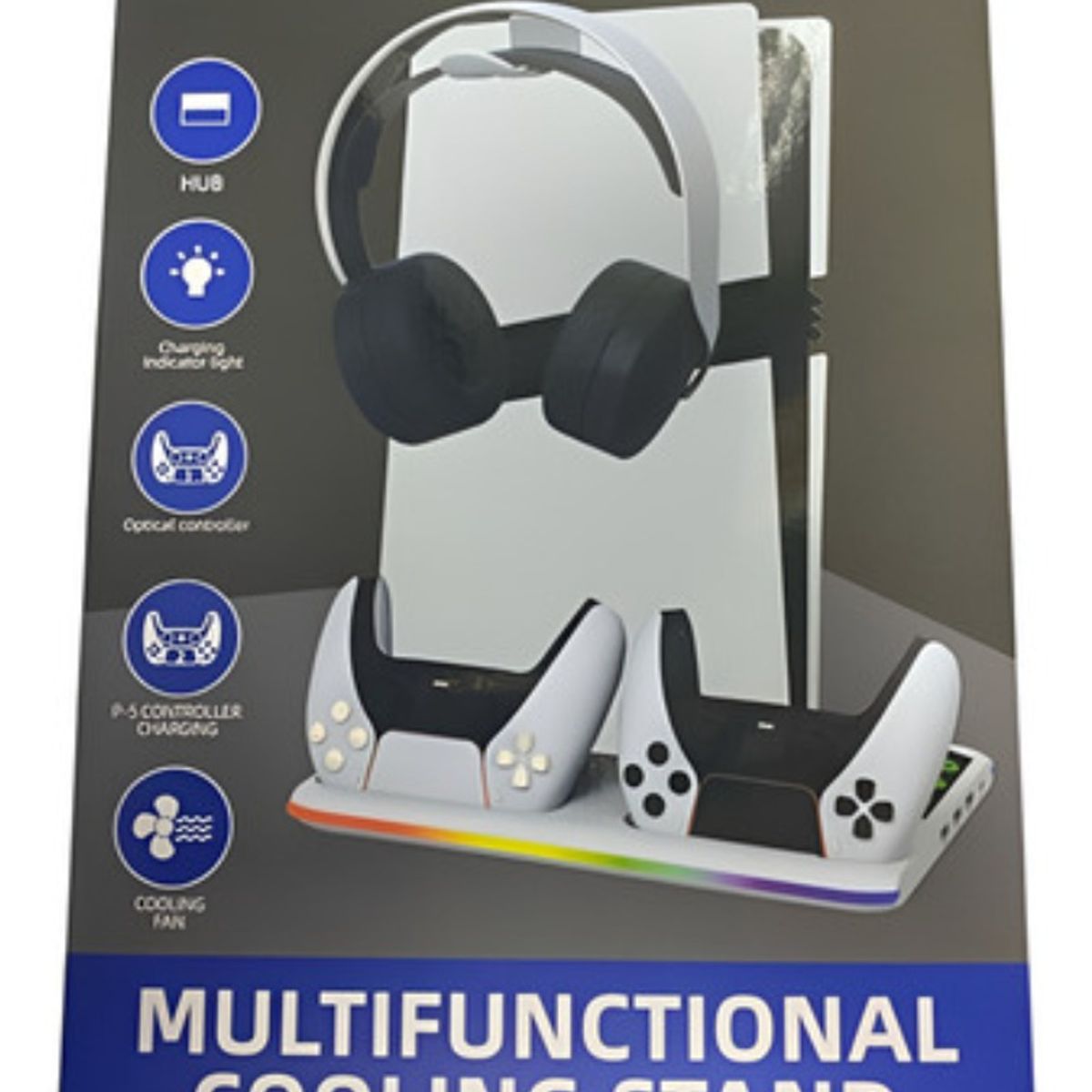 GENERICO - Soporte De Carga Doble Driver Para Ps5ps5 Slimps5pro