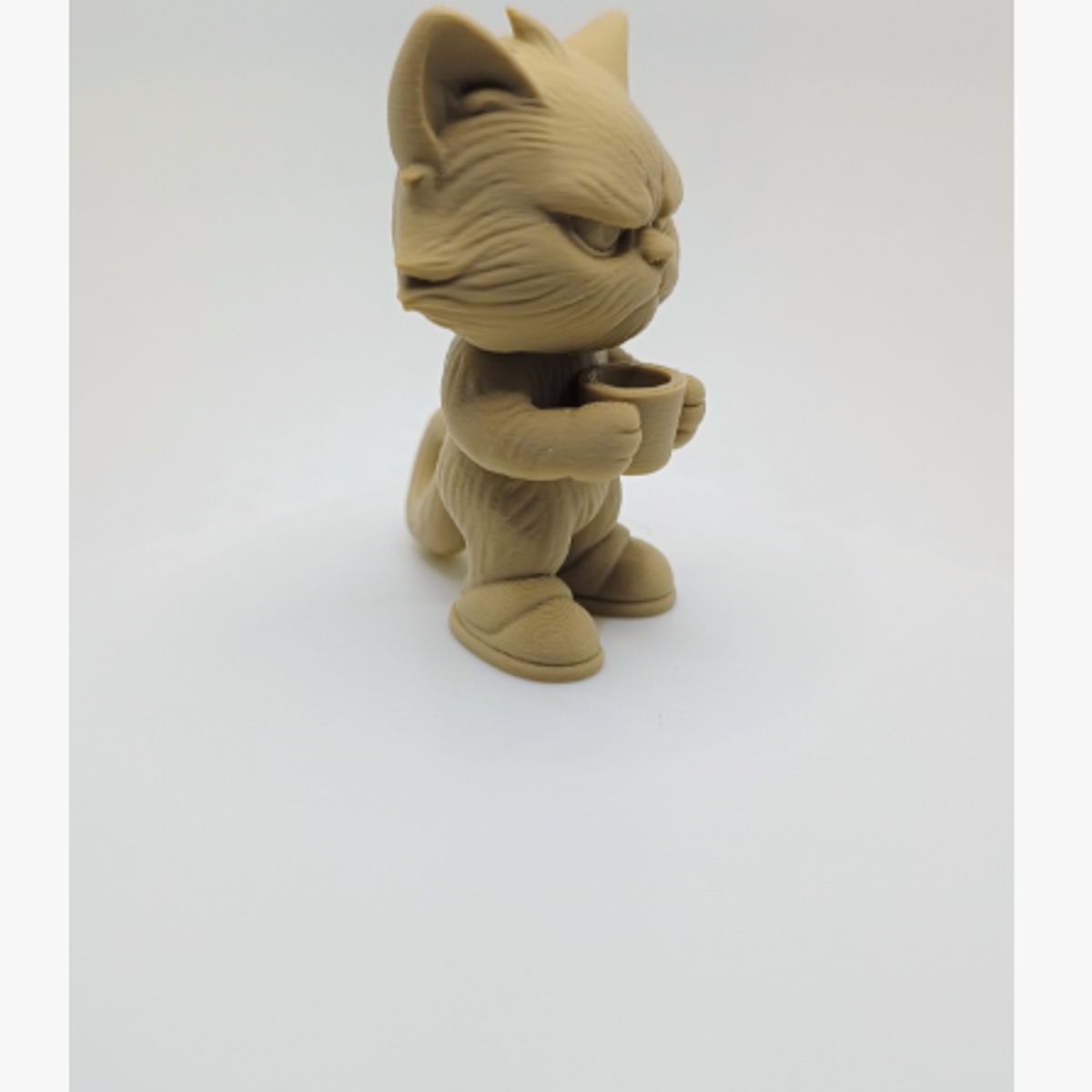 GENERICO - Figura de Gato Gruñón- Decorativo Hogar