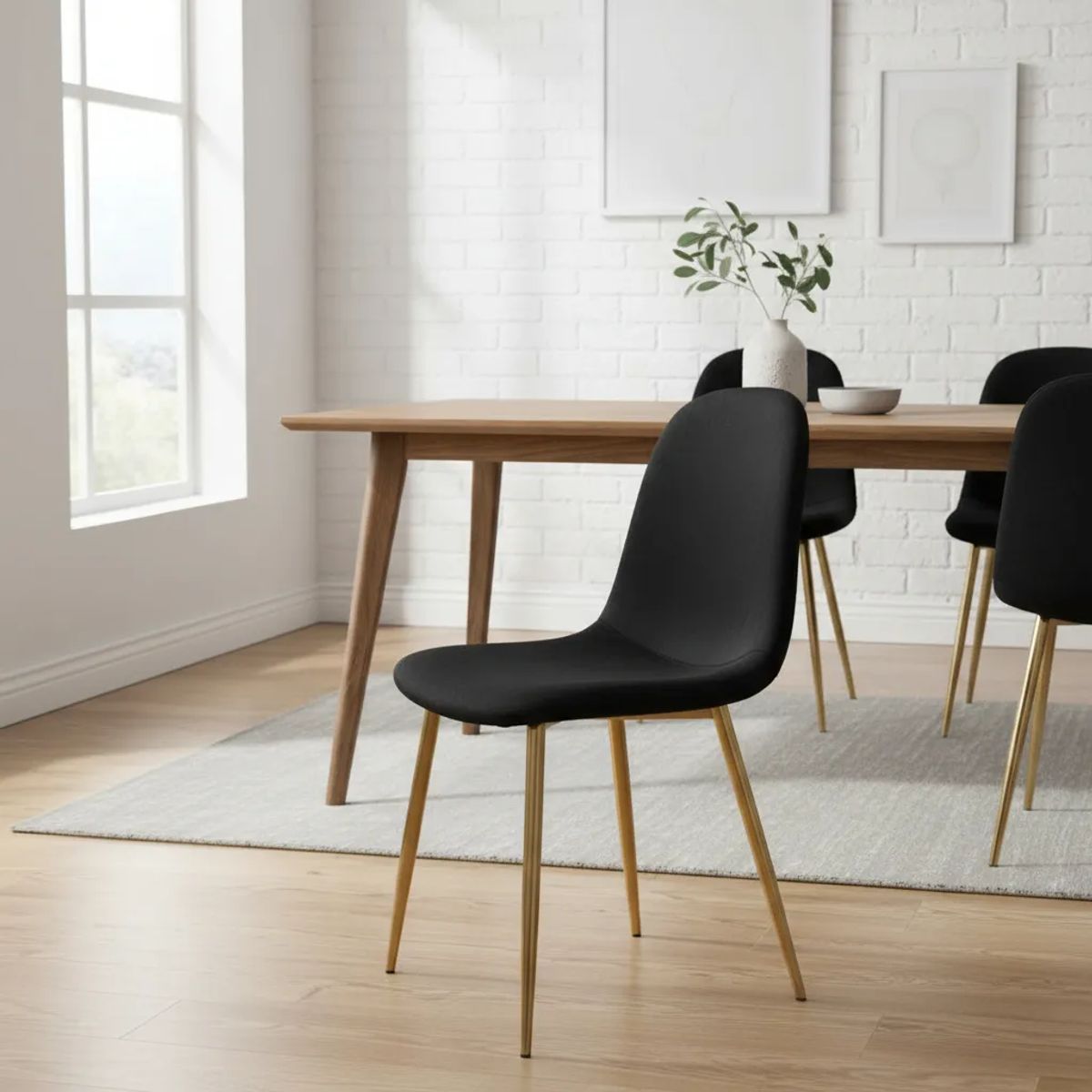 CORI CORI - Pack 6 Sillas Scoop Velvet Gold