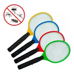 GENERICO - Raqueta eléctrica mata insectos de Colores