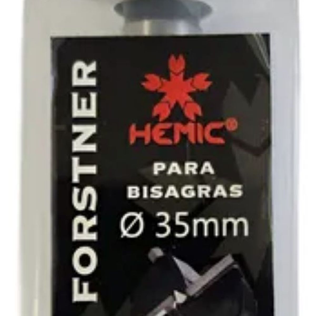 METALFER - Broca Forstner 35mm Para Madera Bisagra Puerta Mueble Cocina