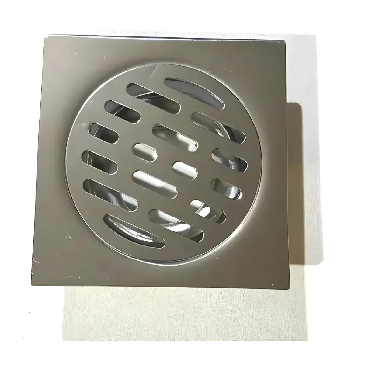 GENERICO - Rejilla Pileta De Piso 10x10cm Acero Inoxidable Anti-olor