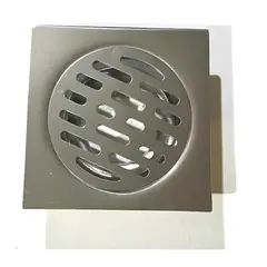 GENERICO - Rejilla Pileta De Piso 10x10cm Acero Inoxidable Anti-olor