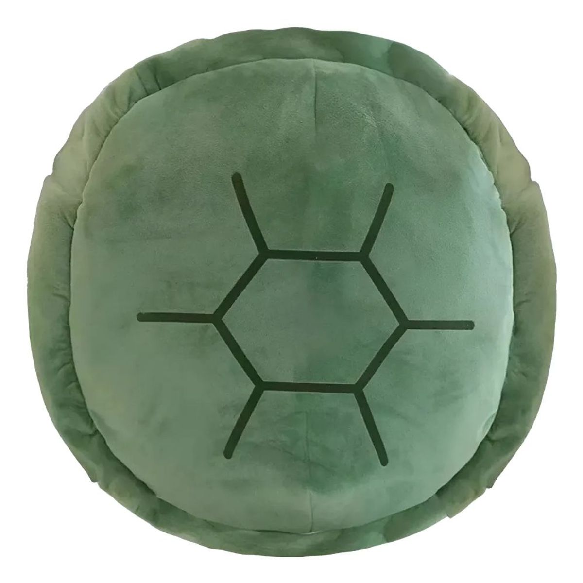 GENERICO - Cojín Turtle Con Caparazón De Tortuga 80cm Verde Liso