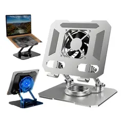 GENERICO - Soporte Para Notebook Plateado Laptop Tablet iPad Con Reducción De Calor